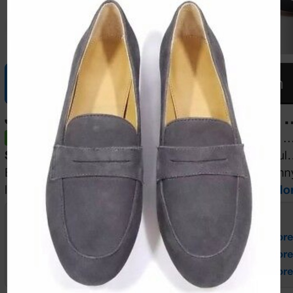 J. Crew Shoes - J. Crew Suede Penny Loafers Size 8.5